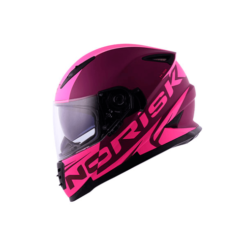 Capacete Norisk FF302 Manty Roxo/Rosa