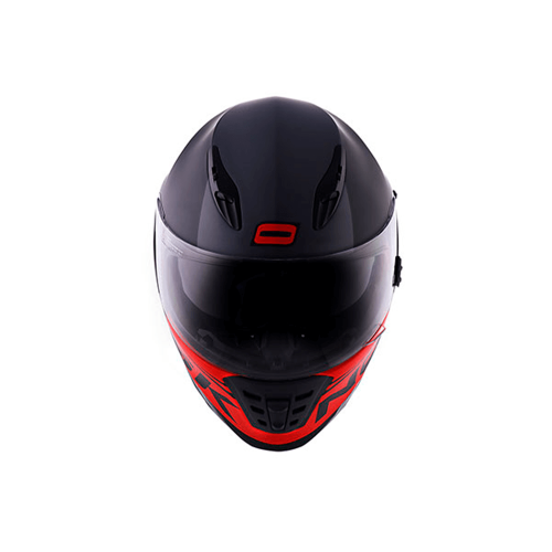 Capacete Norisk FF302 Manty Preto Fosco/Vermelho