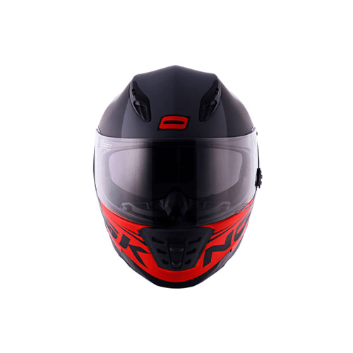 Capacete Norisk FF302 Manty Preto Fosco/Vermelho