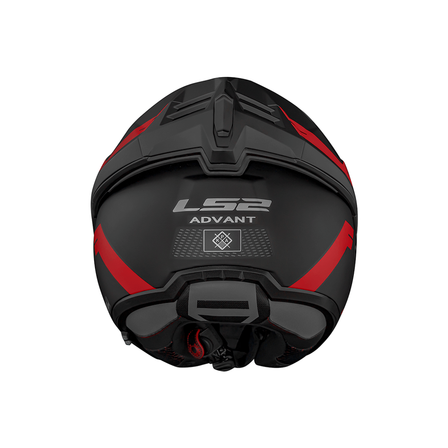 LS2 FF906 Advant Casco Integrale Unisex – Nero/Opaco/Rosso – Leggero Con Visiera Pinlock E Omologazione ECE 22.06