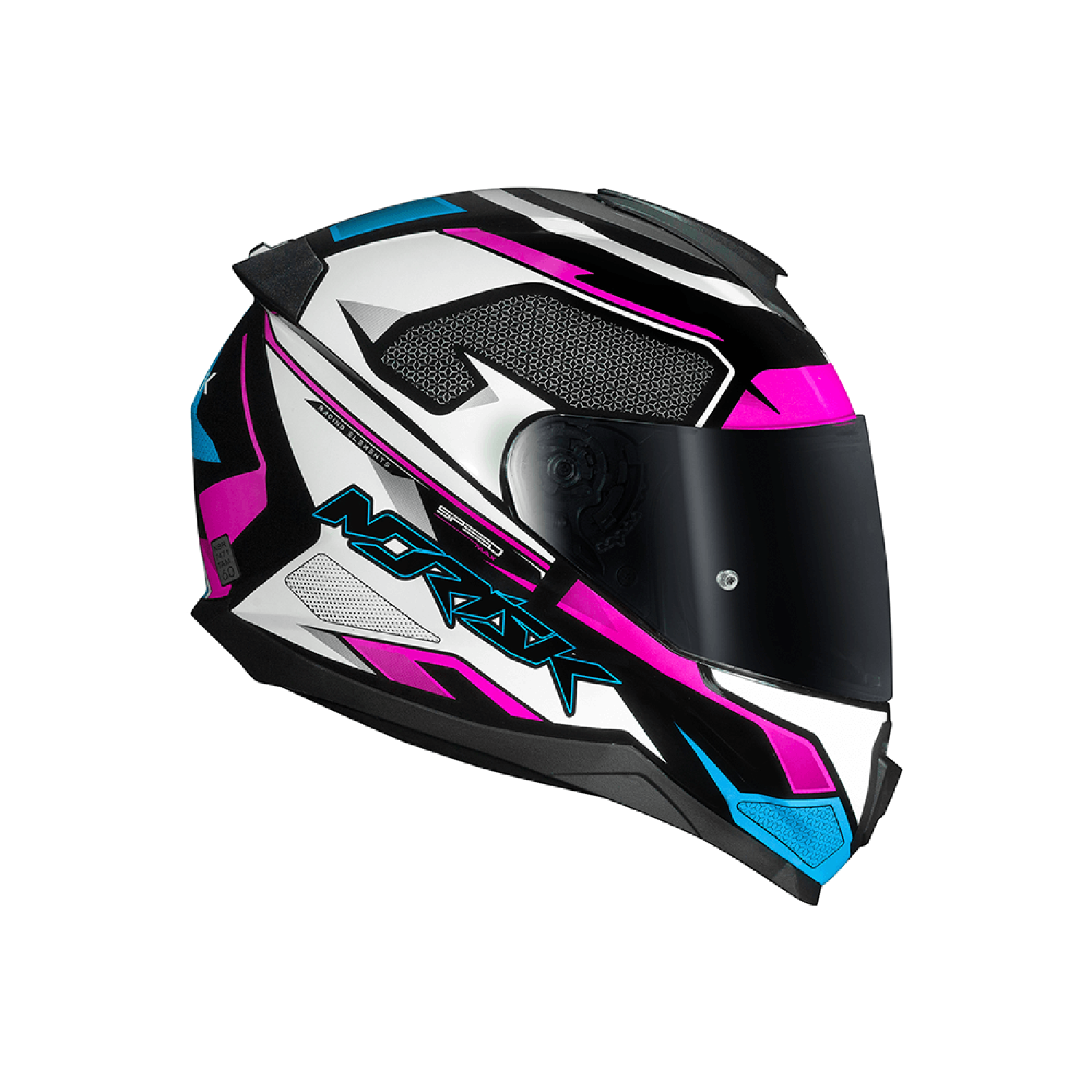 Capacete Norisk Razor Speedmax Branco/Rosa