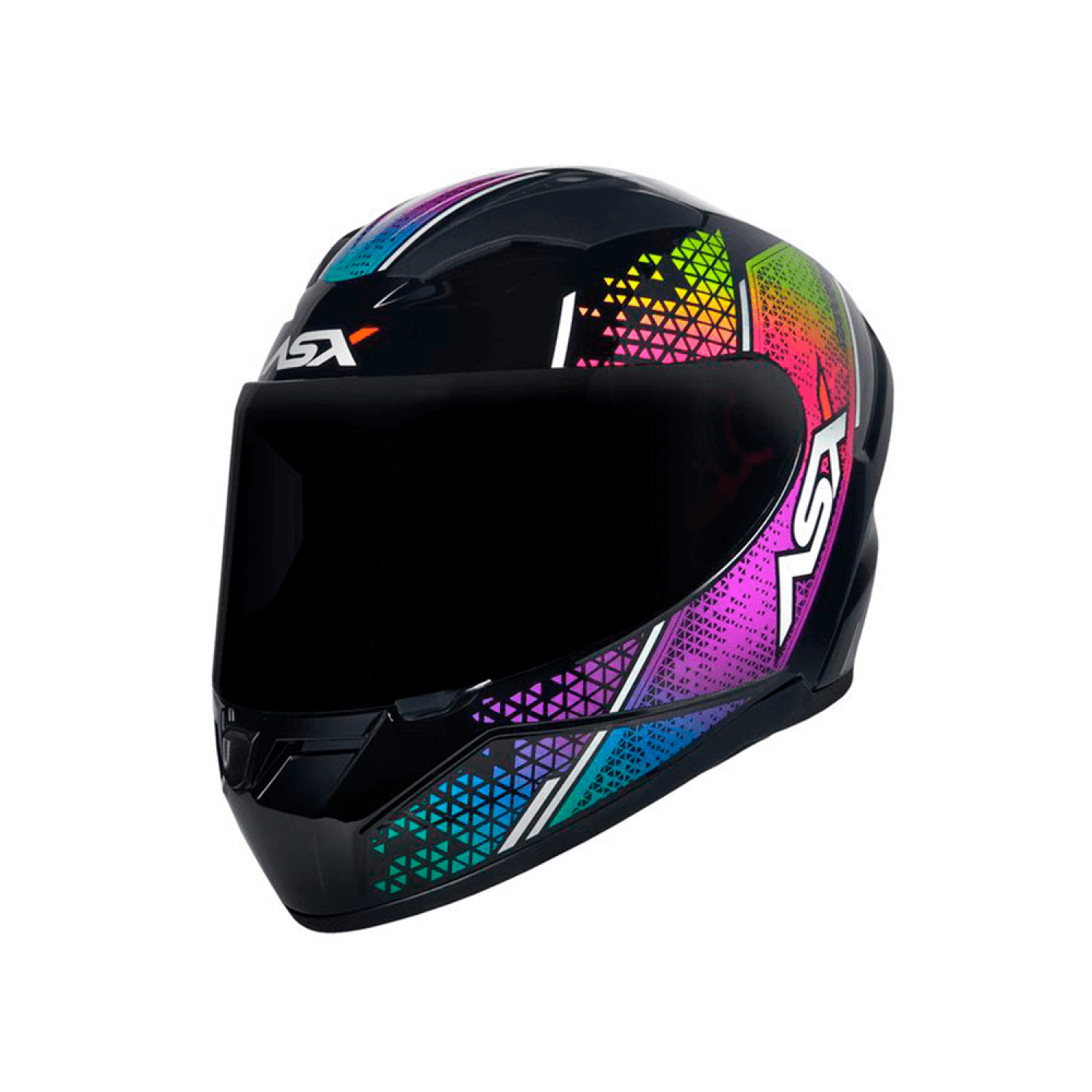 Capacete ASX City Storm Preto/Colorido