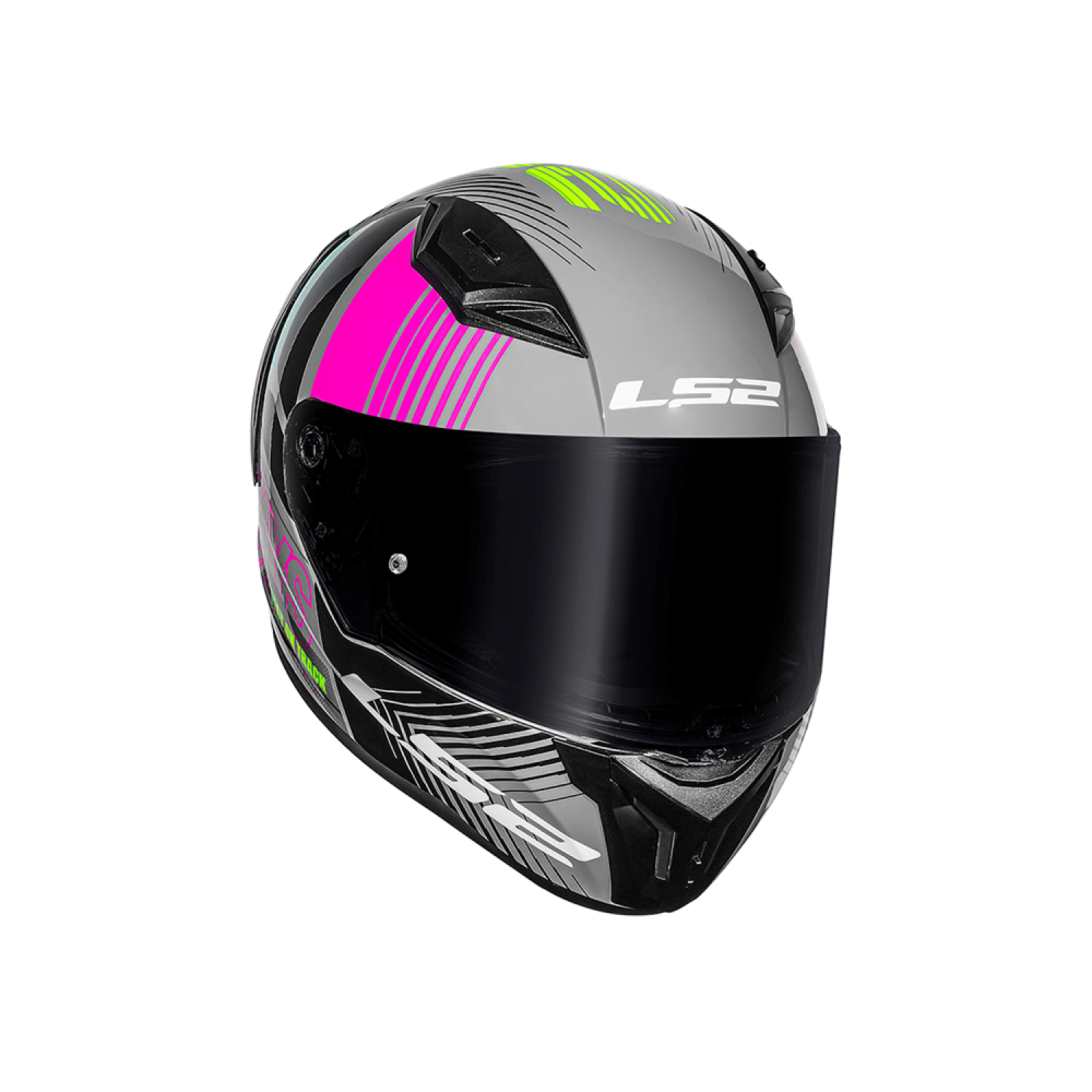 Capacete LS2 FF810 Vigo Shift Cinza/Rosa