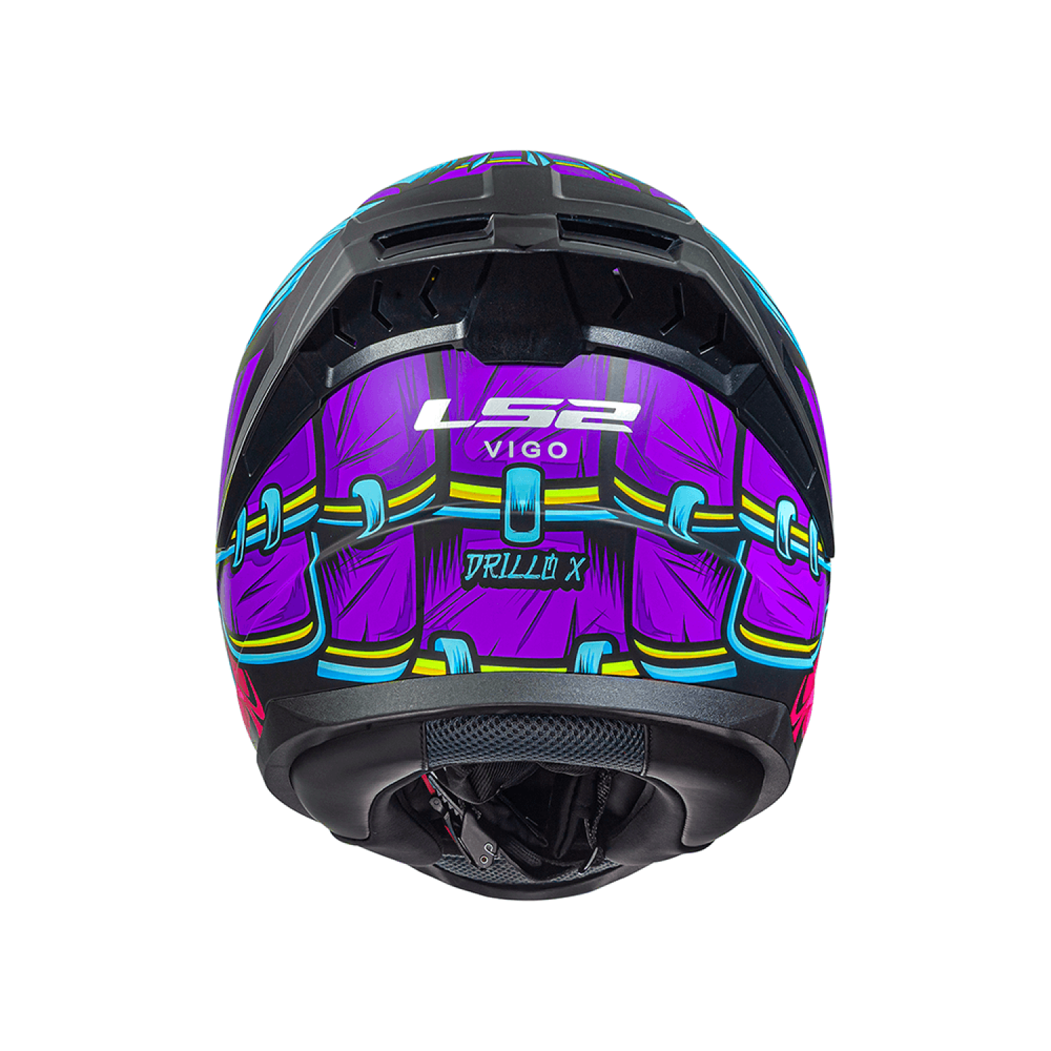 Capacete LS2 FF810 Vigo Drillox Roxo Fosco/Fucsia
