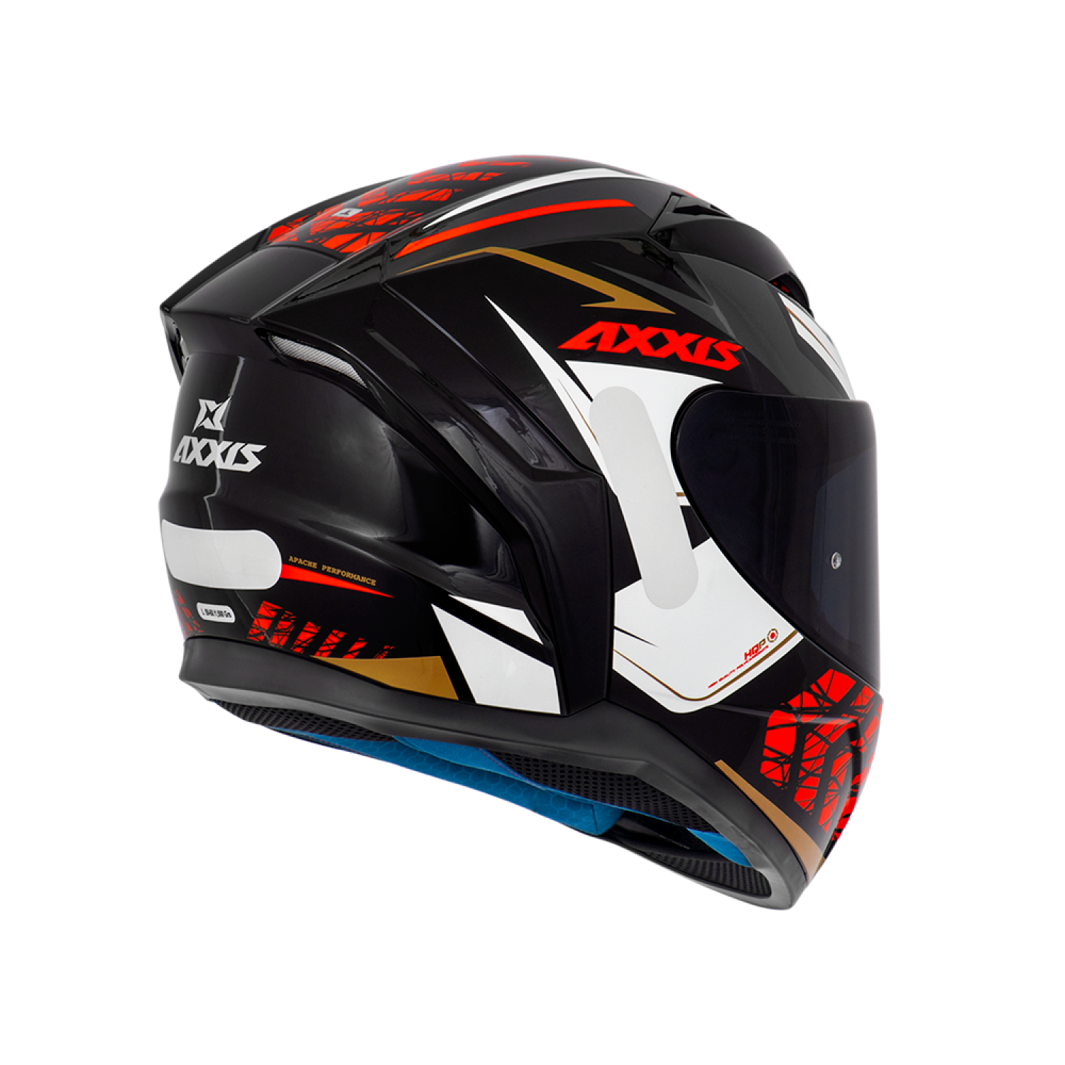 Capacete Axxis Segment Apollo NBR FF 117N Apache B0 Branco