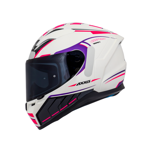 Capacete Axxis Segment Apolo NBR FF 117 N Harpoon A8 Branco
