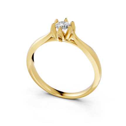 Anel Tulinea 20 Pontos Ouro Amarelo