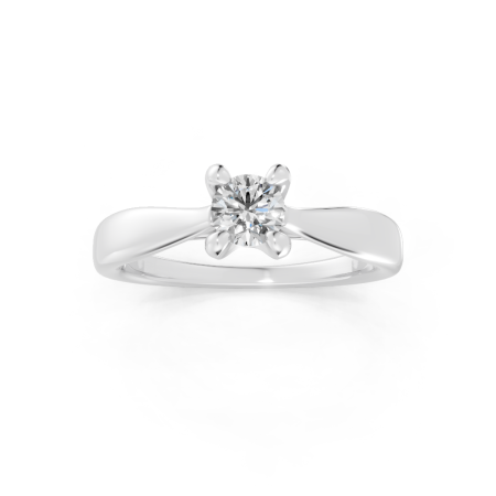 Anel Alba 30 Pontos Ouro Branco