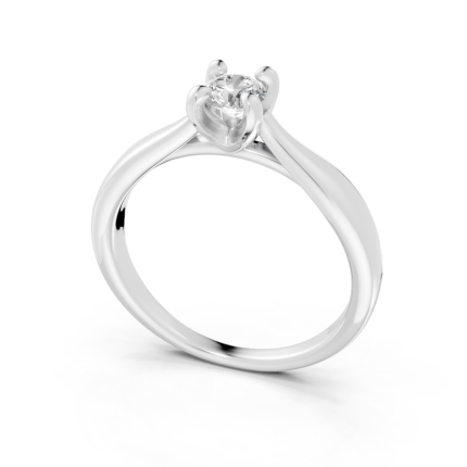 Anel Alba 30 Pontos Ouro Branco