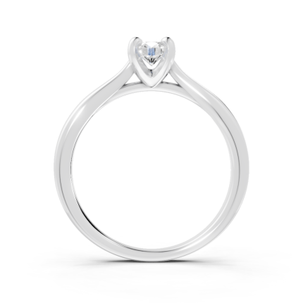 Anel Alba 30 Pontos Ouro Branco