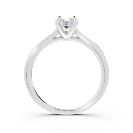 Anel Alba 40 Pontos Ouro Branco