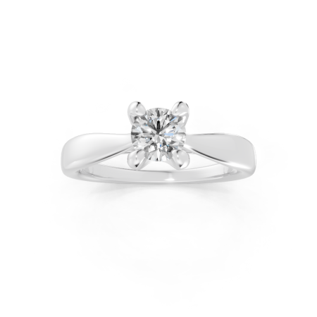 Anel Alba 50 Pontos Ouro Branco