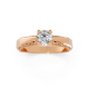 Anel Princess 40 Pontos Ouro Rosé
