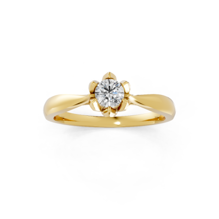 Anel Tulinea 20 Pontos Ouro Amarelo