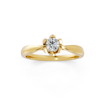 Anel Tulinea 20 Pontos Ouro Amarelo