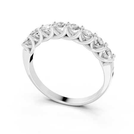 Meia-Aliança Constanza 5 Pontos Ouro Branco