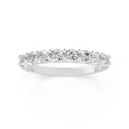 Meia-Aliança Constanza 5 Pontos Ouro Branco