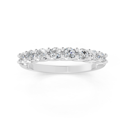 Meia-Aliança Constanza 5 Pontos Ouro Branco