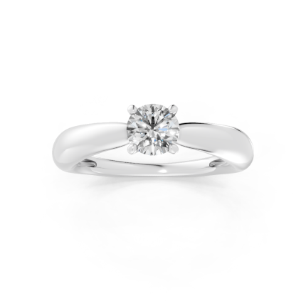 Anel Passione 50 Pontos Ouro Branco