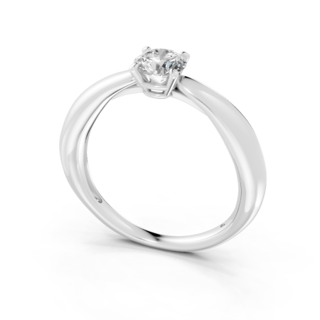 Anel Passione 50 Pontos Ouro Branco