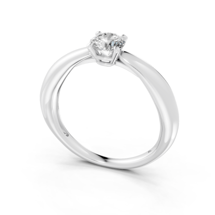 Anel Passione 50 Pontos Ouro Branco