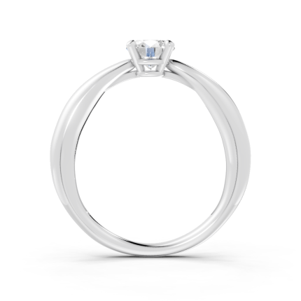 Anel Passione 60 Pontos Ouro Branco