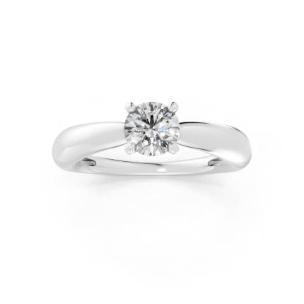 Anel Passione 60 Pontos Ouro Branco