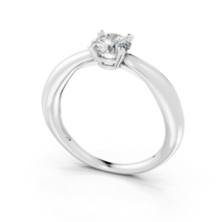 Anel Passione 70 Pontos Ouro Branco