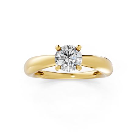 Anel Passione 80 Pontos Ouro Amarelo