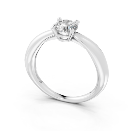 Anel Passione 90 Pontos Ouro Branco