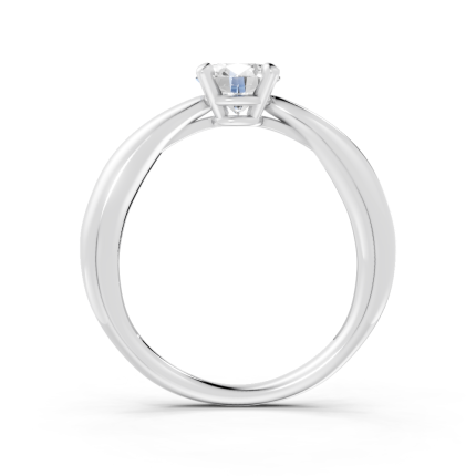 Anel Passione 1 Quilate Ouro Branco