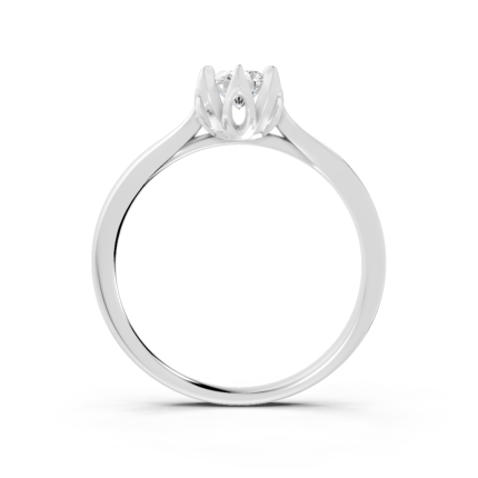 Anel Tulinea 30 Pontos Ouro Branco