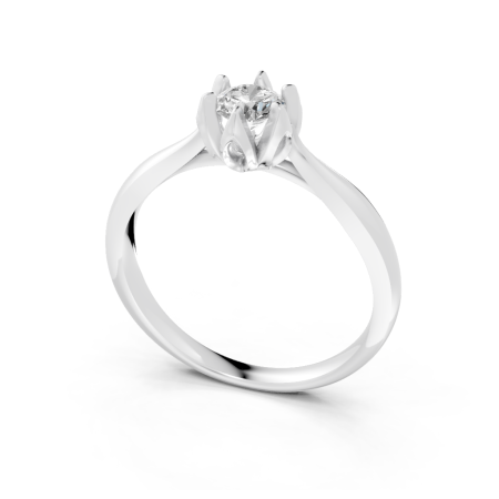 Anel Tulinea 30 Pontos Ouro Branco