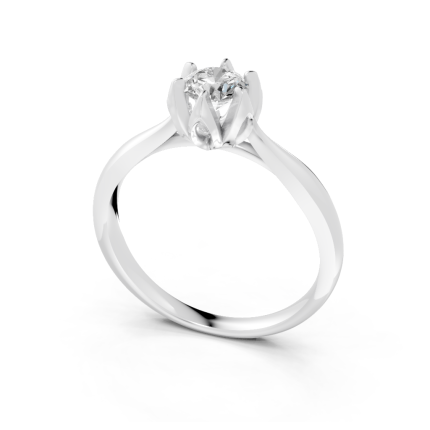 Anel Tulinea 40 Pontos Ouro Branco