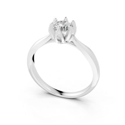 Anel Tulinea 50 Pontos Ouro Branco