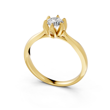 Anel Tulinea 40 Pontos Ouro Amarelo