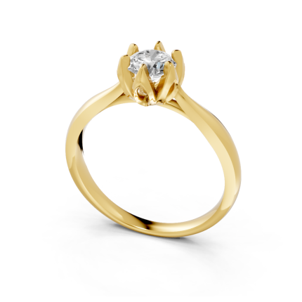 Anel Tulinea 50 Pontos Ouro Amarelo