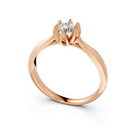Anel Tulinea 30 Pontos Ouro Rose