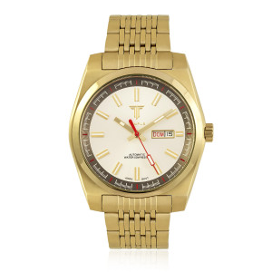 Executive Gold White Automatic